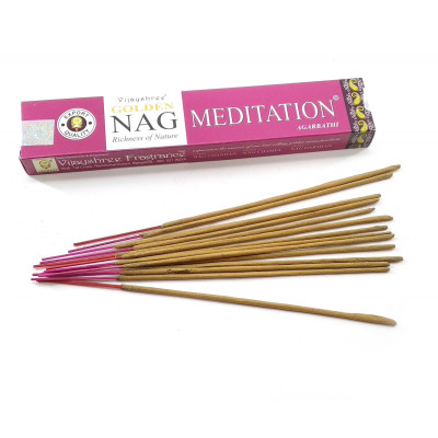 Golden Nag Meditation (Медитація) (Vijayshree) масала пахощі 15 гр. Golden Nag Meditation (Медитація) (Vijayshree) масала пахощі 15 гр.